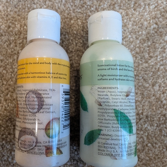 2 Travel Size CND Creative Scentsations Hand & Body Lotion 2 Fl Oz - Picture 4 of 4